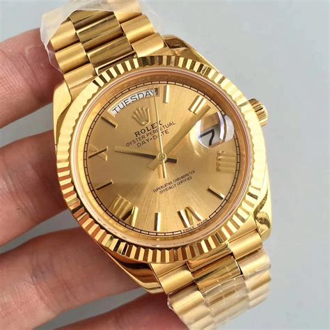 fake rolex day date gold full diamond|immitation rolex watches.